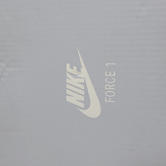 Nike Force 1 (PS) Summit White Black Sneakers-12c - Picture 9 of 9